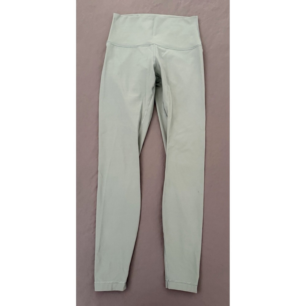 Lululemon Align Pants Leggings Womens Size 8 Green High Rise Athletic